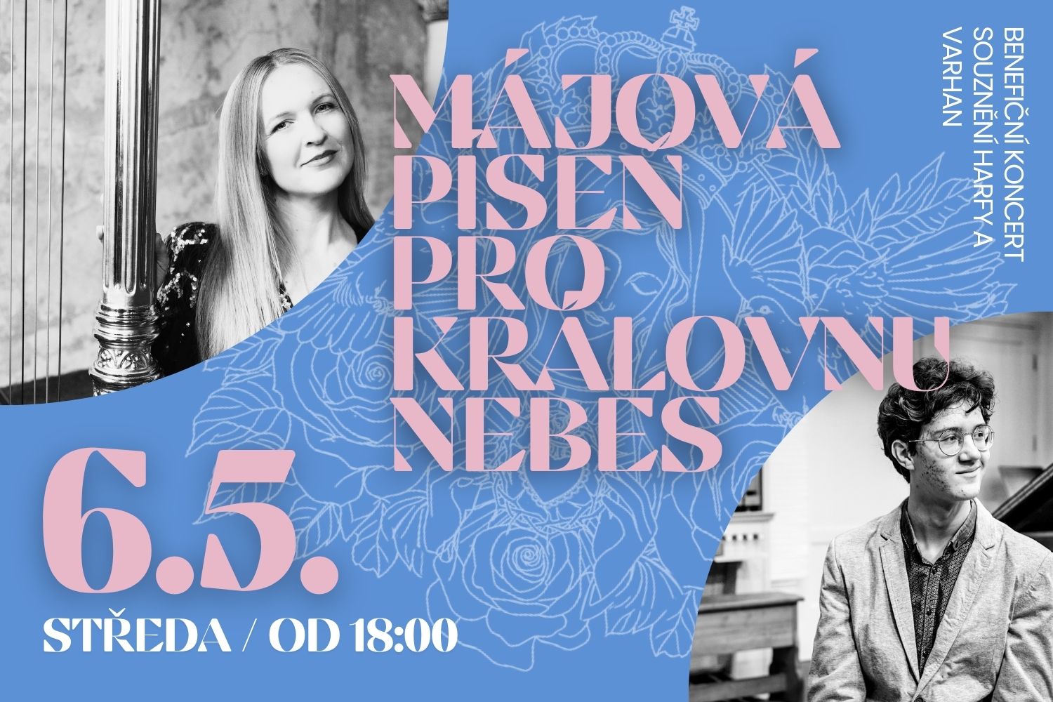 V mariánském měsíci vás zveme do kostela sv. Remigia na benefiční koncert souznění harfy a varhan. Spojení těchto nástrojů zazní jako hudební pocta Panně Marii a podpoří obnovu čakovických varhan.